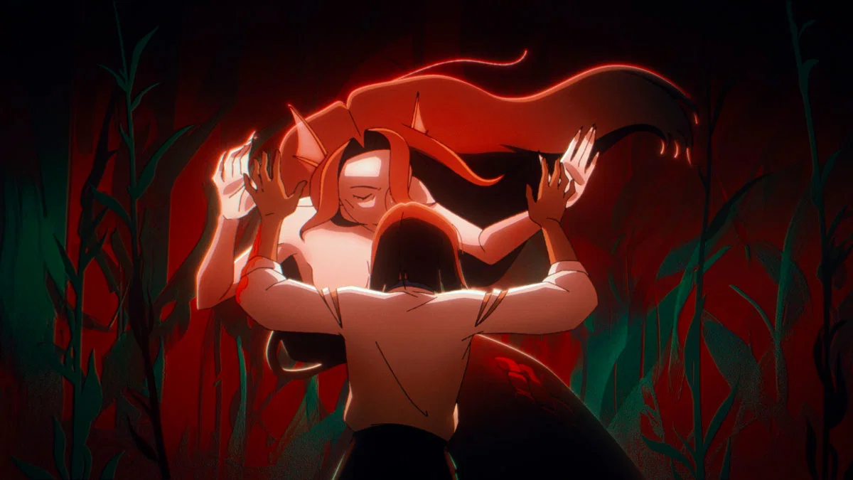 Sara y Sirena mirándose en The Lovers